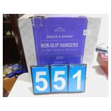NON SLIP HANGERS IN BOX 20 HANGERS
