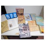 BOOKS; AIRPLANES, WWII, BIBLE, ETC