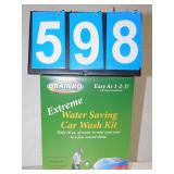 WATER SAVING CAR WASH KIT NEW, USE 16 OZ WATER,