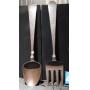 ALUMINUM LARGE SPOON  & FORK 47" H
