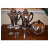 PENGUIN ICE BUCKET AND 2 COFFEE POTS