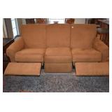 LAZBOY 80" SOFA DUAL ELECTRIC POWER RECLINERS W/