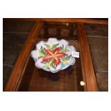 ITALY DISH RUFFLED EDGE CHIPS ON EDGE 7 1/2"