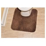 TWO AREA RUGS AND TOILET SURROUND