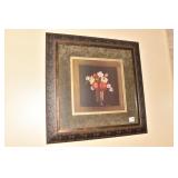 DOUBLE MAT BOUQUET FLOWERS 23" X 23"