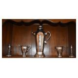 KROMEX CANDLESTICKS, MARTINI SERVER MUSICAL AND