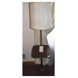 MID-CENTURY TABLE LAMP W/ SHADES