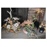 ARTIFICIAL PLANTS, DOG LANTERN HOLDER, GLASS