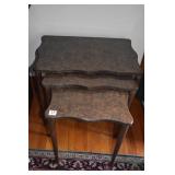 GROUP OF 3 SMALL NESTING TABLES