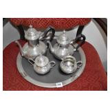 PLATED TEA SET 5 PC.