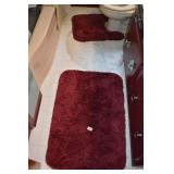 TWO SMALL BATHROOM RUGS