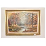 E. SULLIVAN 22" H X 30" W OIL ON CANVAS