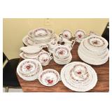 WEDGWOOD CORNFLOWER DESIGN 7 DINNER PLATES, 1