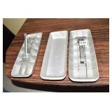 ALUM. ICECUBE TRAYS
