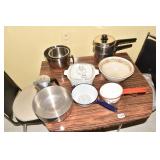 DOUBLE BOILER, STRAINER ETC