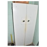 POOLEY RECORD CABINET OAK 1910 2 DOOR 35" H X 28"