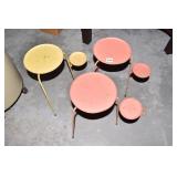 16" X 13" METAL SNACK/BEVERAGE SET