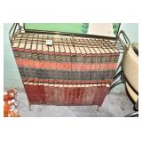 METAL CABINET WITH COLLIER ENCYCLOPEDIA