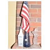 FROSTED GLASS FIGURE UNMARKED