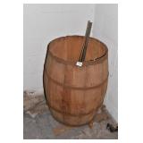 ROUND BARREL 28" H