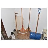 RAKES AND SHOVEL