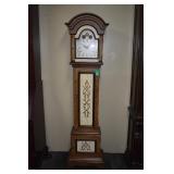 BATTERY OP GRANDFATHER CLOCK 74" H X 19" W X 12"