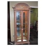 WHITEWASH FINISH PALLADIUM SHELL TOP, 4 GLASS