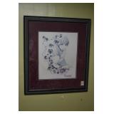 ROSEMOND SIGNED CHILD W/ IVY DOUBLE MAT WOOD