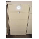5 DRAWER LATERAL FILE TAN COLOR
