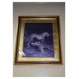 JAGUAR PRINTS 35" W X 41" H - GOLF FRAME