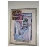 PRINT GARDEN SCENE 25" W X 33" H