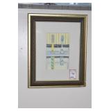 TOOTHBRUSH PRINT 14" W X 17" H