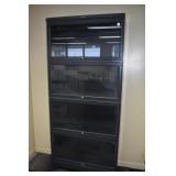 METAL 4 STACK BOOKCASE 36" W X 11.5" D X 79 1/2"