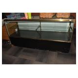 SHOWCASE BRASS 69" L X 22" D X 36" H 1 GLASS