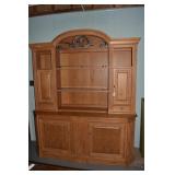 LANE HUTCH W/ METAL TRIM 2 DOOR BASE 75.5" W X