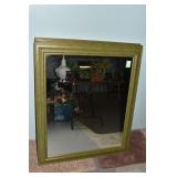 MIRRORS GREEN FRAMED 36" X 42" H