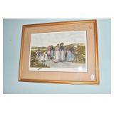 BERRY PICKERS - AFTER ETCHING JAS KING - 42" W X