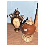 PALM TREE URN, GINGER JAR