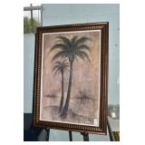 PALM TREE PRINT 30.5" W X 42" H