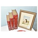 FAUX BOOK CD HOLDER, PICTURE FRAME