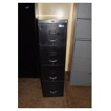METAL 4 DRAWER FILE CABINET