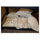 6 PILLOWS CREAM/FLORAL