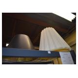 2 LARGE SHADES 1 CR/ 1 BLACK