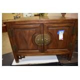 END STAND 2 DOOR 28" X 28" X 21" H BRASS HARDWARE