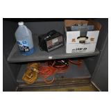 BATTERY CHARGER, EXT. CORDS, ETC.