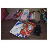 MESSAGE, CLIPS, SCISSORS, BINDER CLIPS