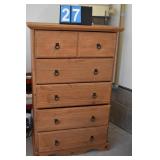 PINE DRESSER 31" W X 48" H X 17.5" D -