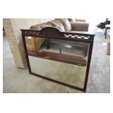 MAHOGANY MIRROR 45" X 38"