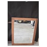 MIRROR 29 1/2" X 34 1/2" SILVER BEVELED EDGE