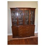HENKEL HARRIS CHINA CABINET 2 PIECE 78 1/2" H X